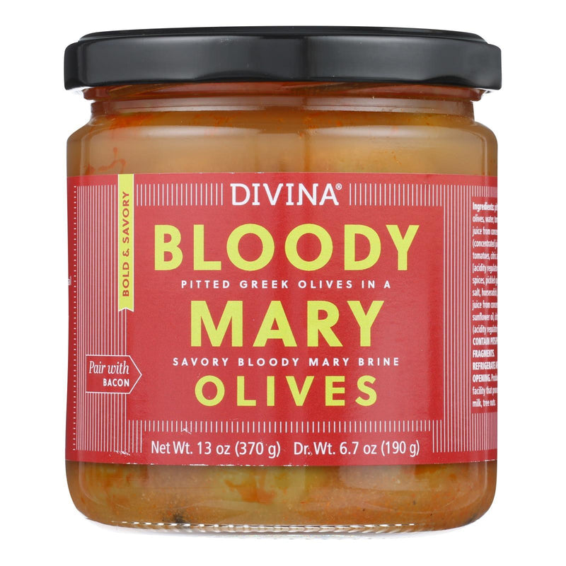 Divina - Olives Bloody Mary - Case Of 6 - 13 Oz - Orca Market