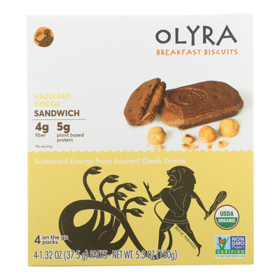 Olyra - Breakfast Sandwich Biscuit Hazelnut Cocoa - Case Of 6 - 5.3 Oz - Orca Market