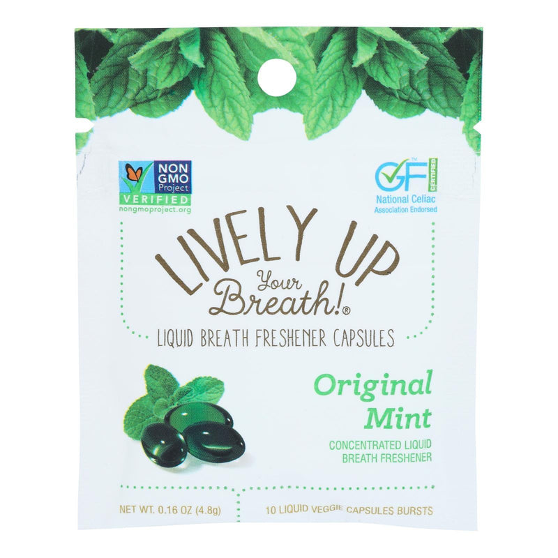 Lively Up Your Breath - Brth Mint Chwbl Sg Original - Case Of 12-.16 Oz - Orca Market