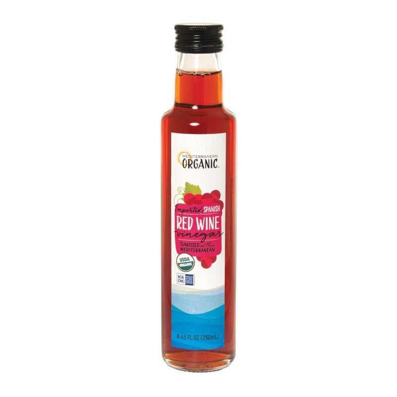 Mediterranean Organic Red Wine Vinegar - Case Of 6 - 8.45 Fz - Orca Market