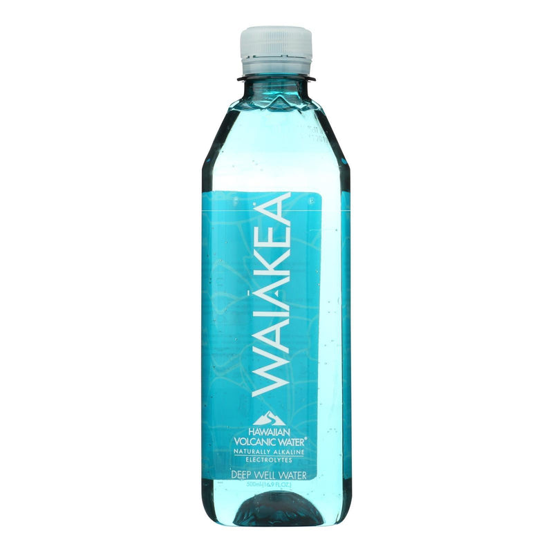 Waiakea Premium Naturally Alkaline Hawaiian Volcanic Bottled Water - Case Of 24 - 16.9 Fz - Orca Market