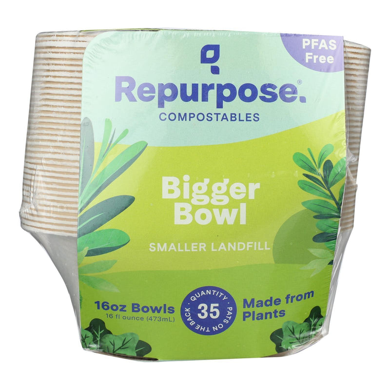 Repurpose - Bowl Compostable 16oz - Case Of 6-35 Ct - Orca Market