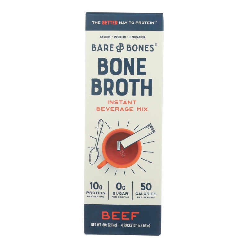 Bare Bones Broth - Bone Broth Bf Instnt Stk - Case Of 8-2.12 Oz - Orca Market