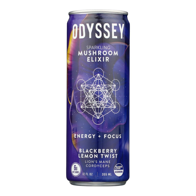 Odyssey - Sparkling Energy Blackberry Lemon - Case Of 12-12 Fz - Orca Market