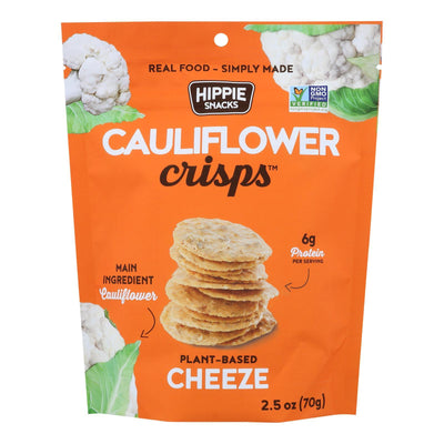 Hippie Snacks - Cauliflower Crisp Cheeze - Case Of 8-2.5 Oz - Orca Market