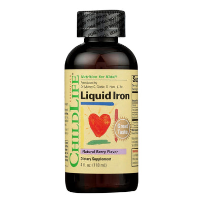 Childlife Essentials - Supp Natural Iron Berry Lquid - 1 Each-4 Fz - Orca Market