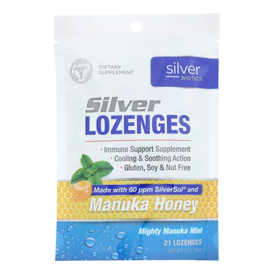 Silver Biotics - Lozenges Manuka Honey - 1 Each-21 Ct - Orca Market