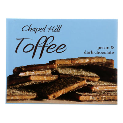 Chapel Hill Toffee - Toffee Pecan & Dark Chocolate - Case Of 12-10 Oz - Orca Market