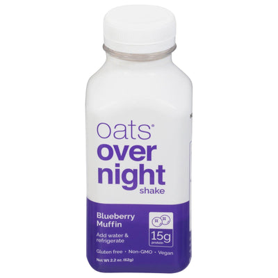 Oats Over Night - Shake Overnight Oat Blueberry Muffin- Case Of 5-2.2 Oz - Orca Market