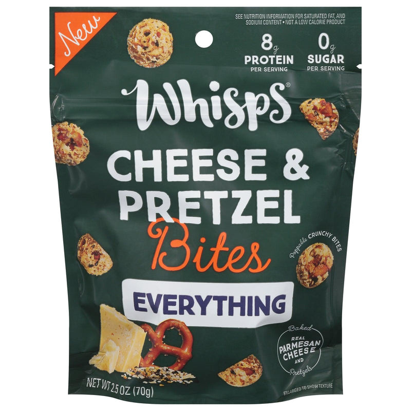 Whisps - Bites Cheese Pretzl Evrythng - Case Of 6-2.5 Oz - Orca Market