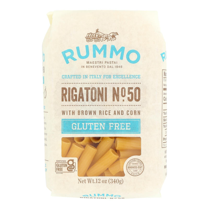 Rummo - Pasta Gluten Free Rigatoni - Case Of 12-12 Oz - Orca Market