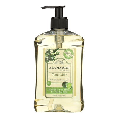 A La Maison De Provence Yuzu Lime Liquid Soap - 1 Each - 16.9 Fz - Orca Market