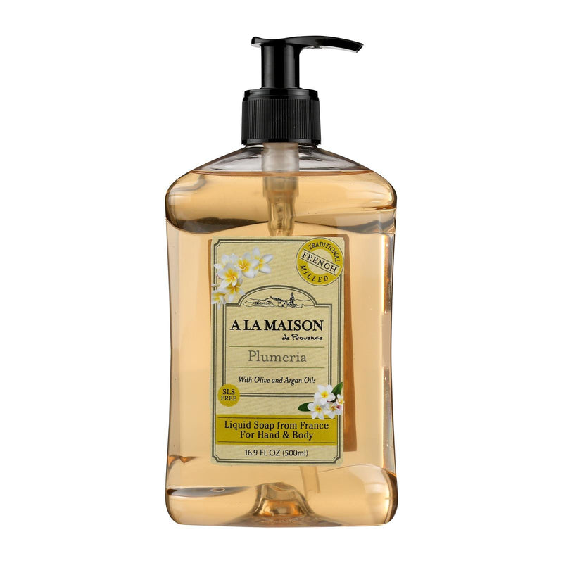 A La Maison - French Liquid Soap Plumeria - 1 Each-16.9 Fz - Orca Market