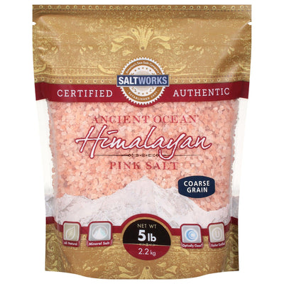 Saltworks - Salt Pink Himalayan Crse - 1 Each - 5 Lb - Orca Market