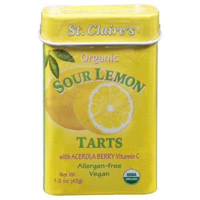 St Claire's - Organic Sour Lemon - Cs Of 6-1.5 Oz - Orca Market