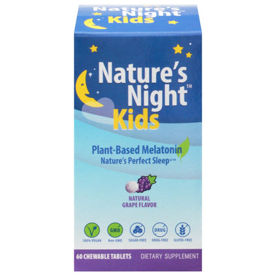 Zero Brands Llc - Natures Night Melatonin Kids - 1 Each 1-60 Tab - Orca Market