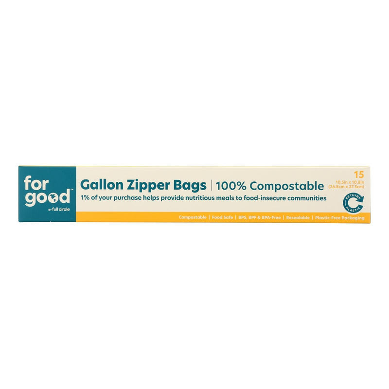 For Good - Gallon Zipper Bags - Case Of 6-15 Ct - Orca Market