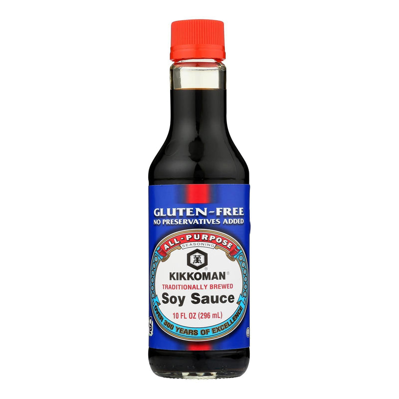 Kikkoman Soy Sauce - Gluten Free - Case Of 6 - 10 Fl Oz. - Orca Market