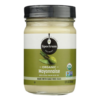 Spectrum Naturals Organic Olive Oil Mayonnaise - Case Of 12 - 12 Oz. - Orca Market