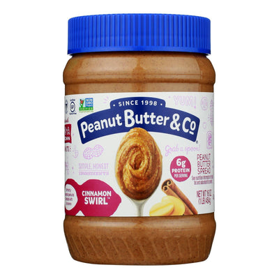 Peanut Butter & Co - Peanut Butter Cinnamon Swirl - Case Of 6-16 Oz - Orca Market