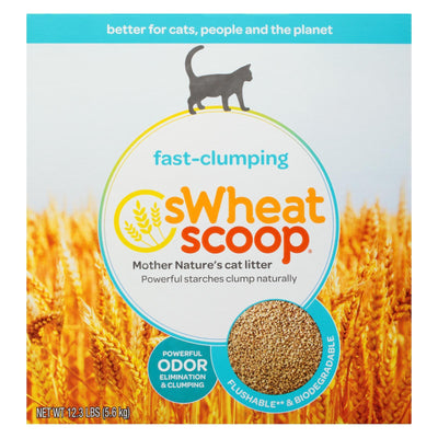 Swheat Scoop - Cat Litter Fast Clump Box - Case Of 3-12.3 Lb - Orca Market