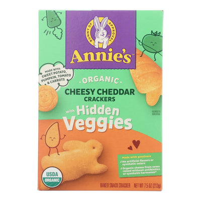 Annie's Homegrown - Cracker Cheddar & Hidden Veg - Case Of 12-7.5 Oz - Orca Market