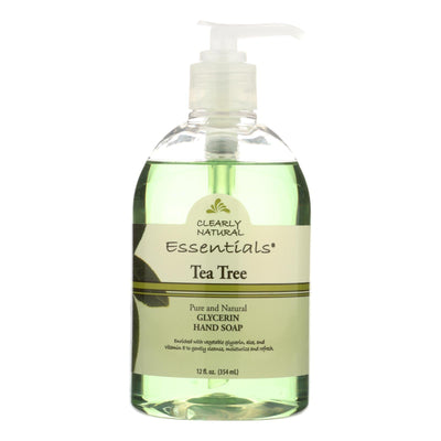 Clearly Natural Pure And Natural Glycerine Hand Soap Tea Tree - 12 Fl Oz - Orca Market