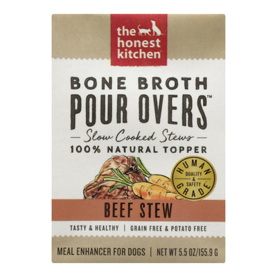 The Honest Kitchen - Dog Fd Por Ovr Bf Stew - Case Of 12 - 5.5 Oz - Orca Market