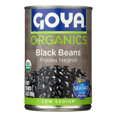 Goya - Beans Blck Low Sodium - Case Of 24-15.5 Oz - Orca Market