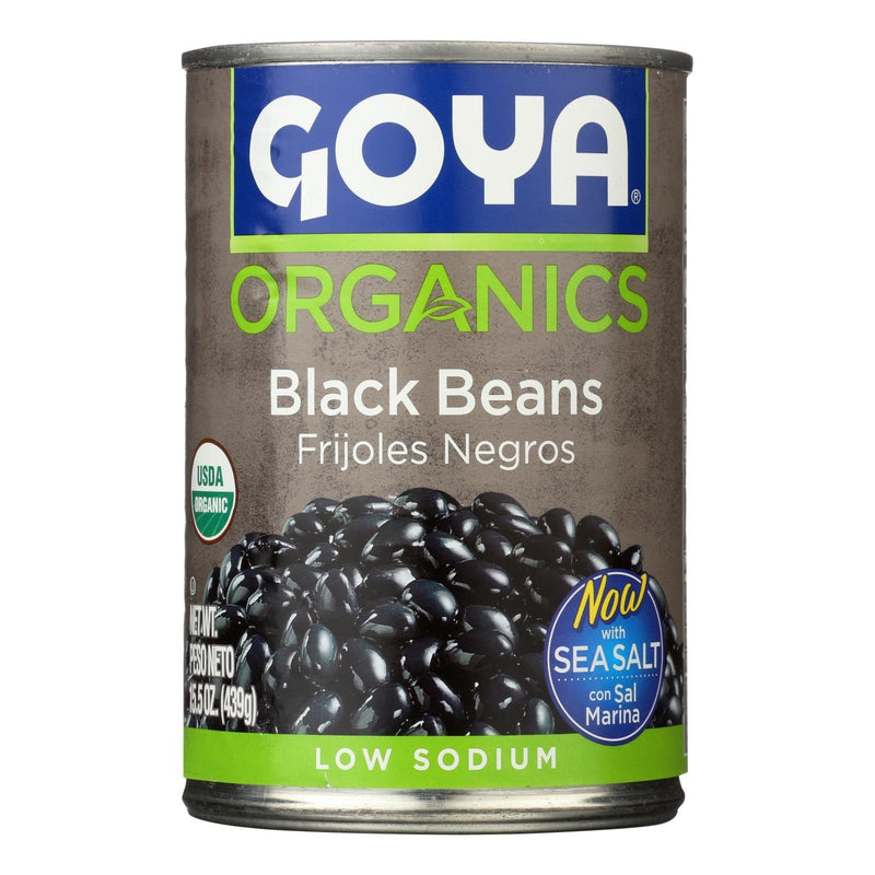 Goya - Beans Blck Low Sodium - Case Of 24-15.5 Oz - Orca Market