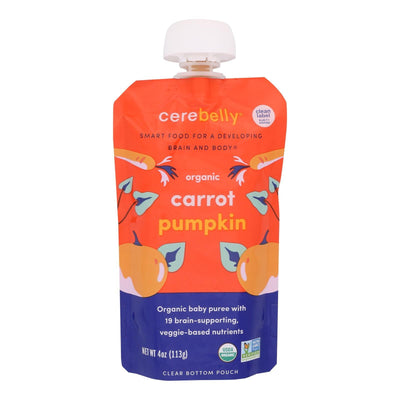 Cerebelly - Puree Carrot Pumpkin - Case Of 6-4 Oz - Orca Market