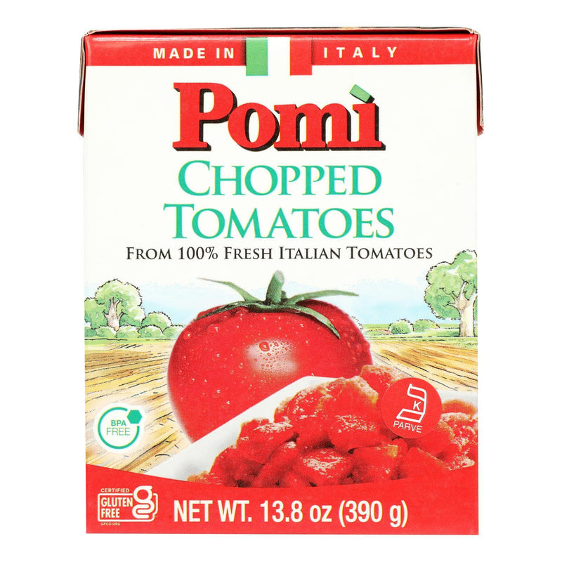 Pomi Tomatoes - Tomatoes Chopped - Case Of 12-13.8 Oz - Orca Market