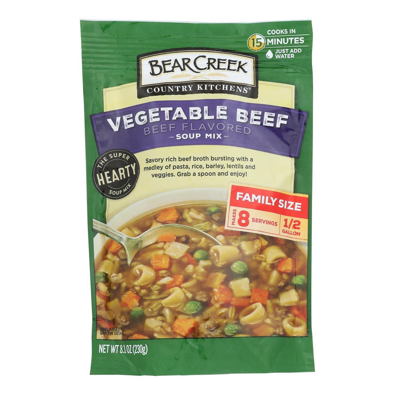 Bear Creek - Soup Mix Vegetable Beef - Case Of 6-8.1 Oz - Orca Market