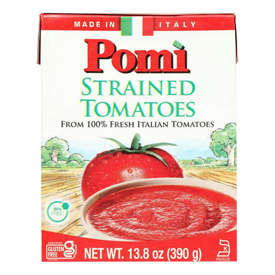 Pomi Tomatoes - Tomatoes Strained - Case Of 12-13.8 Oz - Orca Market