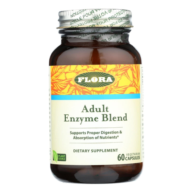 Flora - Enzyme Blend Adult - 1 Each-60 Vcap - Orca Market