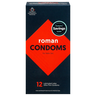 Roman - Condoms 12 Pack - 1 Each-12 Ct - Orca Market