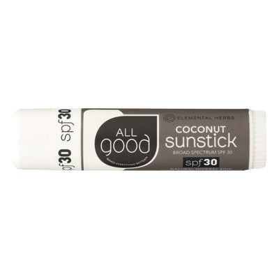 All Good - Sunstick Coconut Spf30 - Case Of 12-.6 Oz - Orca Market