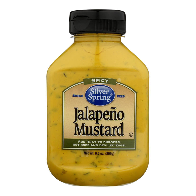 Silver Spring Squeeze - Mustard - Jalapeno - Case Of 9 - 9.5 Oz - Orca Market