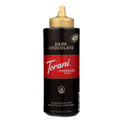 Torani Dark Chocolate Sauce - Case Of 4 - 16.5 Oz - Orca Market