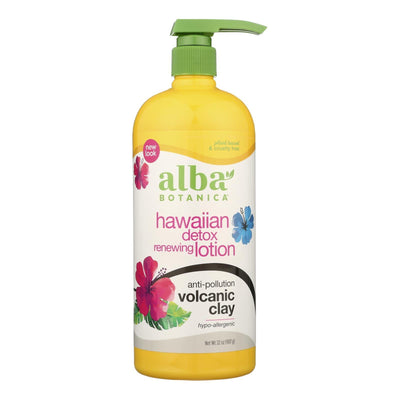 Alba Botanica - Hawaiian Detox Body Lotion - Anti-pollution Volcanic Clay - 32 Oz - Orca Market