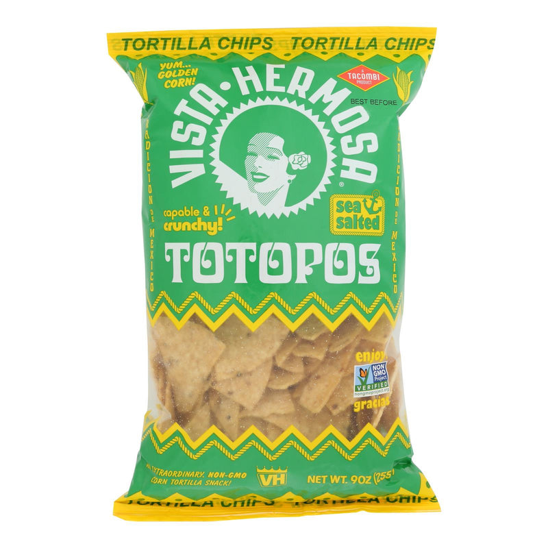 Vista Hermosa - Tortilla Chips Totopos Crn - Case Of 6-9 Oz - Orca Market