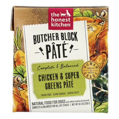 The Honest Kitchen - Dog Fd Pate Chicken Greens - Case Of 6-10.5 Oz - Orca Market