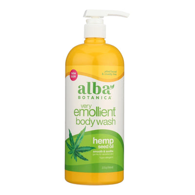 Alba Botanica - Bath Skin Body Wash Hempqlty - 1 Each-32 Fz - Orca Market