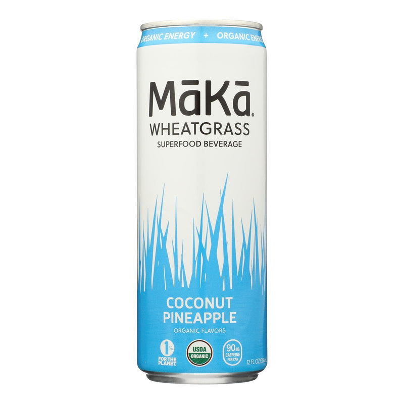 Maka - Wheat Grass Coconut Pinea En - Case Of 12-12 Fz - Orca Market