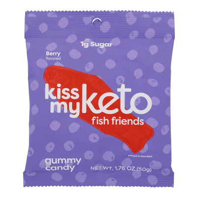 Kiss My Keto - Keto Gummy Fish Friends - Case Of 6-1.76 Oz - Orca Market