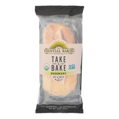 Essential Baking Company - Bread Take & Bake Rosemary - Case Of 16 - 16 Oz - Orca Market