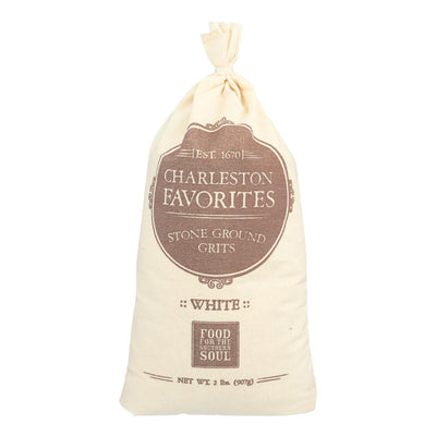 Charleston Favorites - Grits White Stone Ground - Case Of 12 - 2 Lb - Orca Market