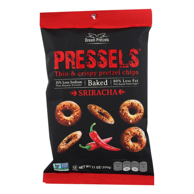 Pressel's Thin & Crispy Pretzel Chips - Case Of 12 - 7.1 Oz - Orca Market