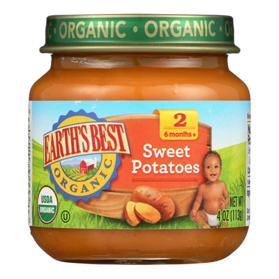 Earth's Best - Stage 2 Sweet Potatoes - Case Of 10-4 Oz - Orca Market