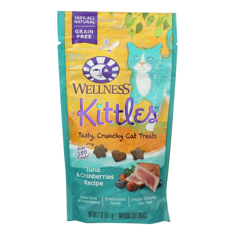 Wellness Pet Products Cat Treat - Kittles - Tuna & Cranberry - Case Of 14 - 2 Oz - Orca Market